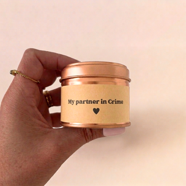 Bougie parfumée - My partner in Crime - 100gr