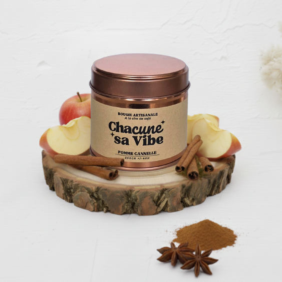 Bougie Pomme cannelle - 200gr