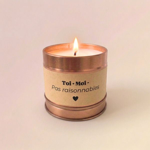 Bougie parfumée - Toi + Moi = Pas raisonnables- 100gr